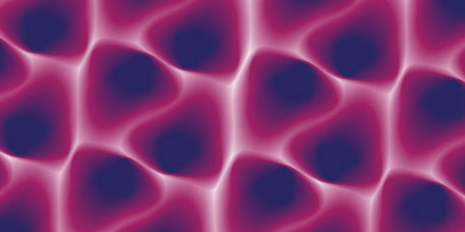 A dynamic abstract vector pattern features repeating pink and dark blue sha.. Stock Illustration