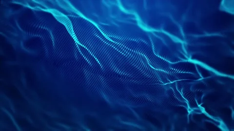 Dynamic abstract vector pattern waves video Stock Footage 278416369