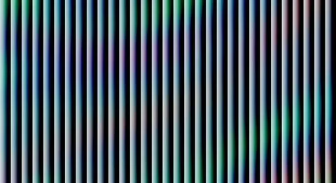 Dynamic Abstract Vertical Stripes with Shifting Blue, Green, Purple Hues an.. Illustrazione stock