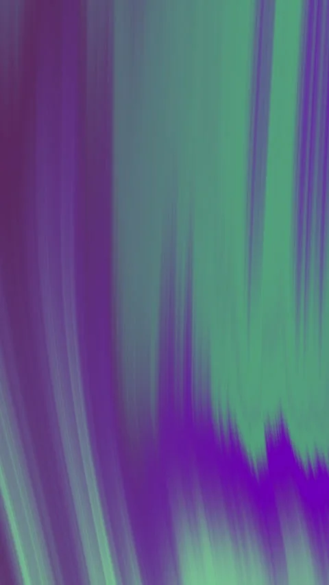 Dynamic abstract video with vibrant green purple streaks and flowing motion Stock Footage 317864412