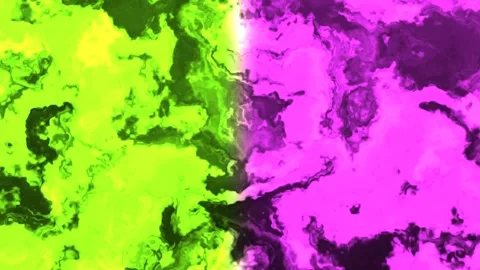 Dynamic abstract visuals with contrasting color palettes create a sense of Stock Footage 325772382