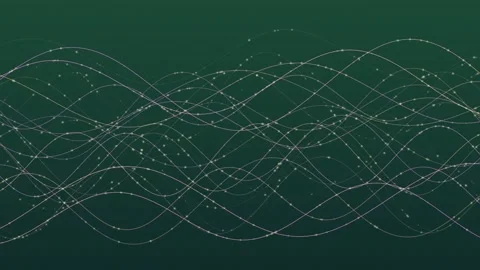 Dynamic abstract visuals create a sense of flowing motion and depth Video stock 326715466