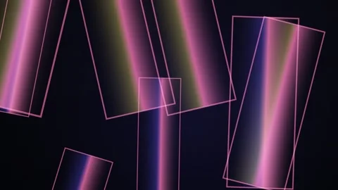 Dynamic abstract visuals with neon pink lines create a modern, energetic feel Stock Footage 327337766