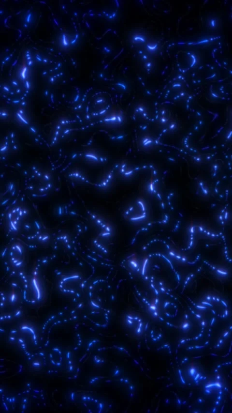 Dynamic abstract visuals with vibrant blues create an engaging backdrop Stock Footage 313397471