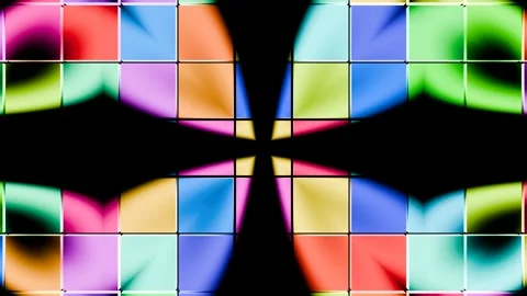 Dynamic abstract visuals in vibrant colors for immersive art experiences Stock Footage 292094282