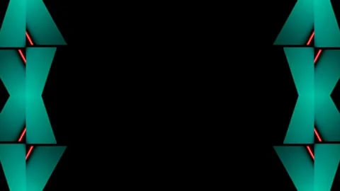 Dynamic abstract visuals in vibrant colors perfect for VJ loops at night Stock Footage 293914009