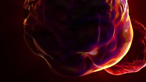 Dynamic abstract visuals with vibrant colors and fluid movements Stock Footage 320391856