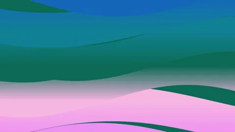 Dynamic abstract wave illustration with smooth color transitions, creating .. Stock Footage 329085792