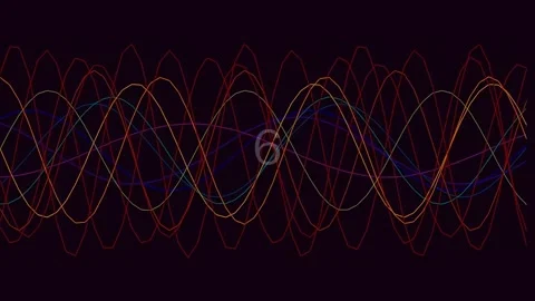Dynamic abstract wave pattern for modern data analysis and technological fl.. Stock Footage 342116249
