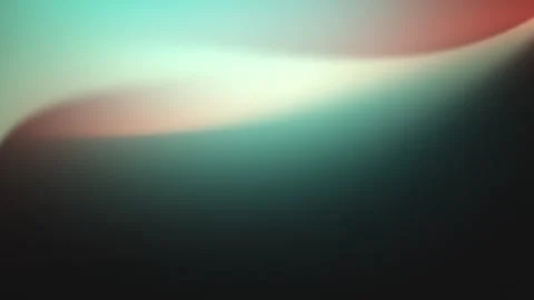 Dynamic Abstract Wave Patterns with Ethereal Gradient in Teal and Red Hues .. Stock Footage 302242806