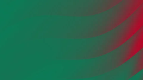 Dynamic Abstract Waves with Vibrant Green and Red Gradient in Motion Stock Footage 315399740