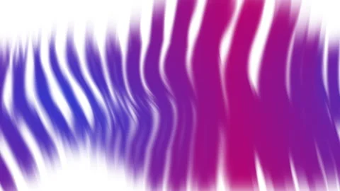 Dynamic Abstract Waves in Vivid Pink and Purple Tones on a Clean White Canvas Stock Footage 341926113