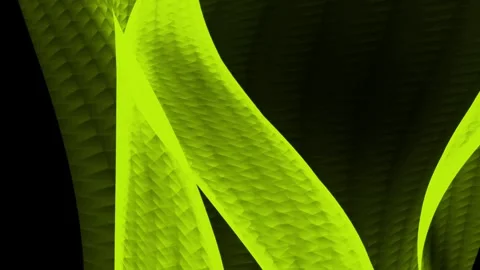 Dynamic Abstract Wavy Lines Loop Animation 4K UHD Vídeos de archivo 344349789