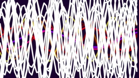 Dynamic abstract white lines background loop for creative motion graphics Stock Footage 342205503