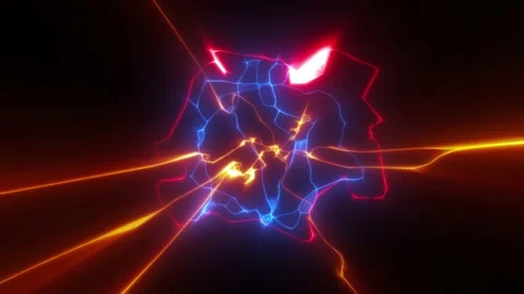 Dynamic Action Fx Electric Forcefield Energy Background Loop Stock Footage 149037711