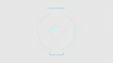 Dynamic Advanced HUD Reactor Load Energy Gauge: Control Panel : 4K Alpha Stock Footage 332944349