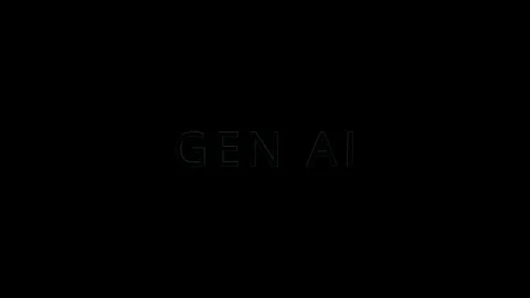 Dynamic ai technology concepts graphic text evolution in a futuristic Stock Footage 319527303