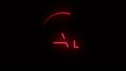 Dynamic AI Visual - Glowing Ring Animation Stock Footage 316973399