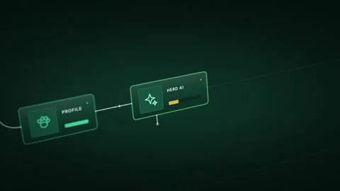 Dynamic AI Workflow for Farming Visualizing Feed Log Integration with Organic Gr Stock Footage 340440016