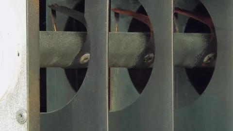 Dynamic Air Filter Spinning Within Its Hidden Industrial Chamber Stock Footage 340482236
