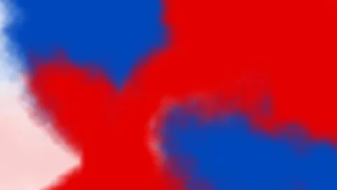 Dynamic American Flag Colors Swirling Abstractly for Family Day Celebration. Stock Footage 340076567
