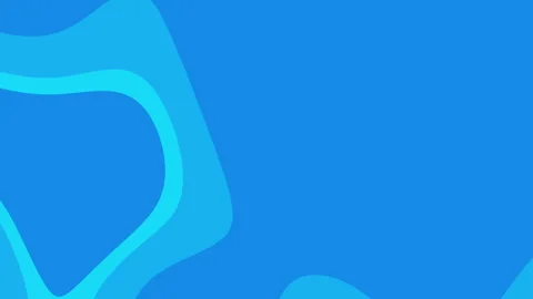 Dynamic and Abstract Blue Patterns Creating a Visual Flow of Curves Video stock 294181851