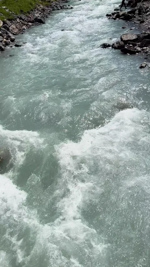 Dynamic and Beautiful Waves of Turquoise Water Captured from Above, an Aerial Stock Footage 304782759