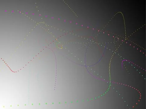 Dynamic and Bright Linear Sphere with Colorful Gradient Stock Illustration