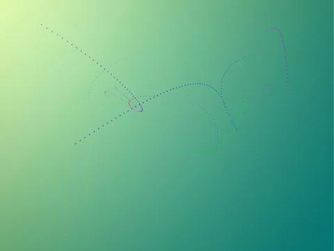 Dynamic and Bright Linear Sphere with Colorful Gradient Stock Illustration