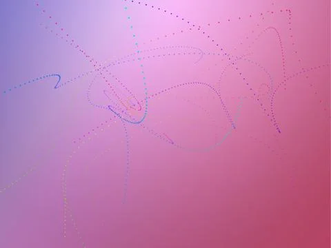 Dynamic and Bright Linear Sphere with Colorful Gradient Stock Illustration