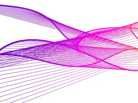 Dynamic and Bright Linear Spiral with Colorful Greadient Stock Illustration