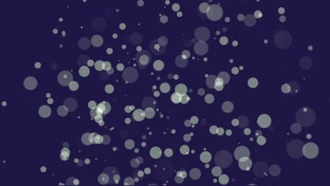 Dynamic and chaotic movement of particles on abstract purple background, pa.. Stock Footage 313521457