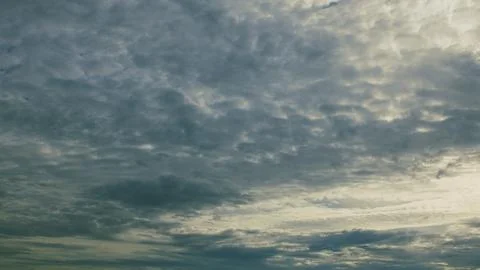 A dynamic and cloudy sky presenting stunning textured cloud formation elements t Stock Photos