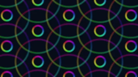 Dynamic and colorful spiral pattern on black background 스톡 동영상 292954739