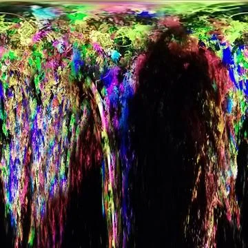 Dynamic and Expressive Abstract Paint Explosion in Vibrant Colors, Creating.. Stock Illustration