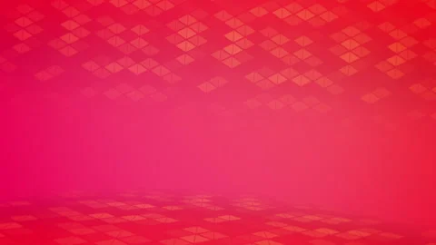 Dynamic and playful pink and red abstract background with triangles pattern Video stock 285381604