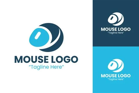 Dynamic and Professional Mouse Logo Stock Illustration