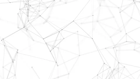 Dynamic and ultra modern moving modern seamless geometric abstract data network. Stock Footage 327345518