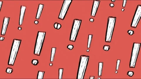 Dynamic animated abstract rain on red canvas with geometric patterns Stock Footage 314666365