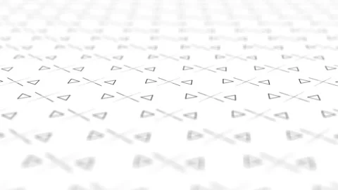 Dynamic animated background with black lines and triangles Stock Footage 132381742