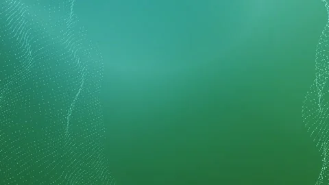 Dynamic animated background with gradient shades of green and teal Stock Footage 289757244