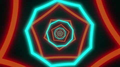 Dynamic Animated Background Retro Video stock 135495838