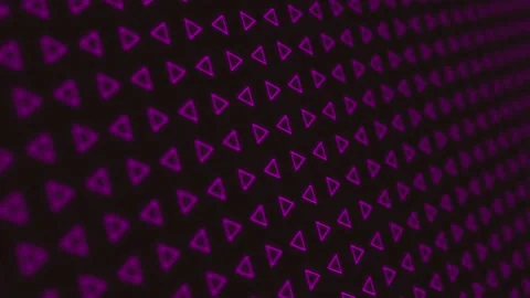 Dynamic animated background with rotating violet triangles Stock Footage 131464804