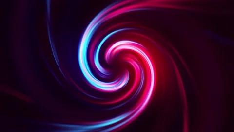 Dynamic animated colorful vortex, seamless loop. Motion. Top view of bright Stock Footage 164321696