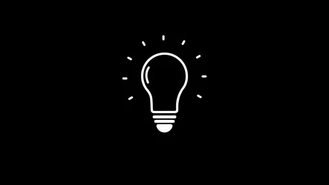 Dynamic animated light bulb turning on and off with glowing filament and ra.. Stock Footage 318131878