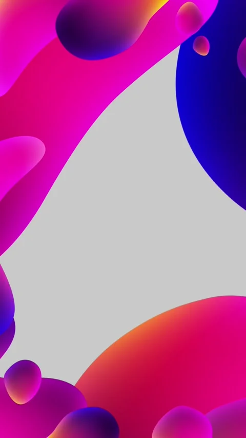 Dynamic animated liquid forms backdrop, fluid shapes morphing, colorful  Stock Footage 307856069