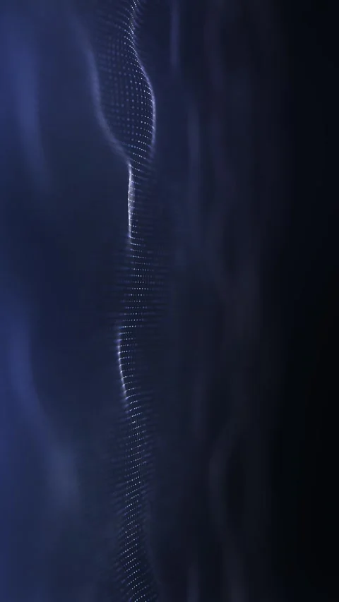 Dynamic animated presentation background, flowing blue lights Stock Footage 289756067