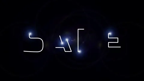 Dynamic Animated Text Effect with Sale Typography Video stock 345660349