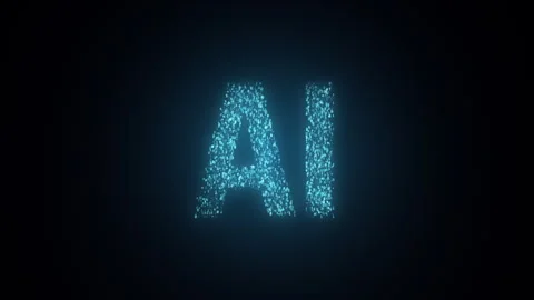 Dynamic animation of AI technology conception Stock Footage 280226918