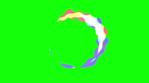 Dynamic animation of a colorful energy Vídeos de archivo 331484541